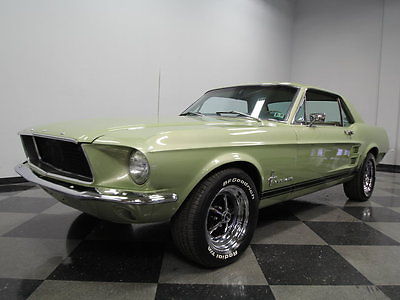 Ford : Mustang WINDOW STICKER, BOS, DOCUMENTED, 289 V8, AUTO, A/C, RARE NICE LIME GOLD, A+