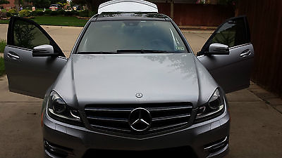 Mercedes-Benz : C-Class C350 2012 mercedes c 350 silver 23800 miles fully loaded h k sound pano roof