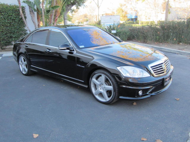 Mercedes-Benz : S-Class 4dr Sdn 6.0L BEAUTIFUL S65 AMG LOCAL 1-OWNER ONLY 35K MILES! INSPECTED BLACK IN SO CALIF