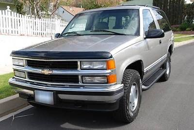 Chevrolet : Tahoe LT 2 DOOR 58 K ORIGINAL MILES 4x4 1999 chevy tahoe lt 2 door 4 x 4 58 k original miles two owners pristine condition
