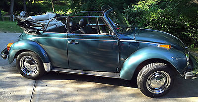 Volkswagen : Beetle - Classic Convertible 1979 vw beetle convertable karmann edition fuel injection