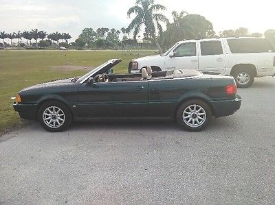 Audi : Cabriolet Base Convertible 2-Door 1996 audi cabriolet 90 000 just serviced cold weather package new top ac works