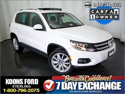 Volkswagen : Tiguan SE w/Sunroof & Navigation AWESOME & LOADED~Navigation~Moonroof~Leather~One-Owner~Ultra Low Miles!