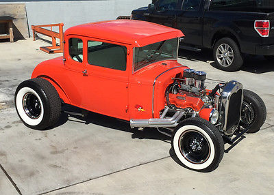Ford : Other 2 door coupe All Steel 1930 Ford HiBoy Model A Coupe  Dual Quad, 409  TCI Chassis