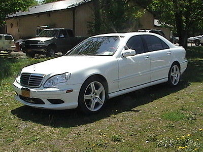 Mercedes-Benz : S-Class FULL SIZE, 4 DOOR 2003 mercedes benz white great condition awd
