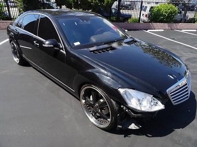 Mercedes-Benz : S-Class S550 2008 mercedes benz s class s 550 repairable fixable project save damaged project