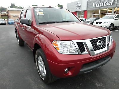 Nissan : Frontier 2013 Nissan Frontier SV  4X4 AWD 4.0L V6 Cayenne  2013 nissan frontier sv 4 x 4 awd 4.0 l v 6 cayenne red clean carfax one owner