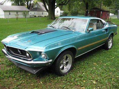 Ford : Mustang Mach 1 Fastback 1969 mustang 100000 miles 351 v 8 rwd automatic