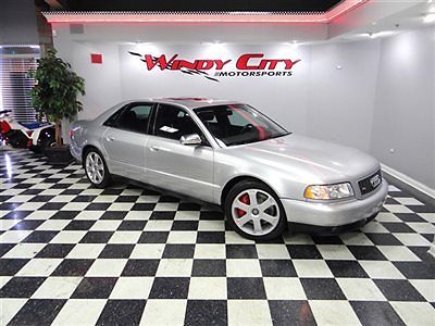Audi : S8 4dr Sedan Quattro AWD Automatic 2001 audi s 8 quattro sedan only 77 k miles well maintained moonroof htd leather