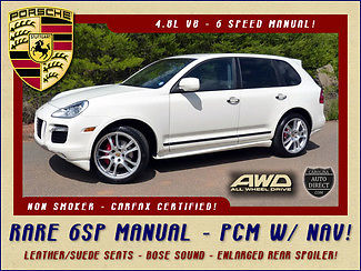 Porsche : Cayenne GTS AWD - RARE 6 SPEED MANUAL PCM/NAVIGATION-LEATHER/SUEDE-BOSE-ENLARGED SPOILER-STAINLESS STEEL NOSE/TAIL!