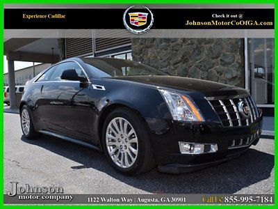 Cadillac : CTS 3.6L Premium Certified 2012 cadillac cts coupe premium navigation sunroof black bose leather certified