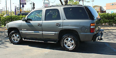 Chevrolet : Tahoe LT 2001 chevy tahoe lt gray w gray leather 138 k mi in chicago