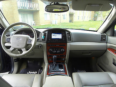 Jeep : Grand Cherokee Limited Sport Utility 4-Door 2005 jeep grand cherokee limited 4 wd hemi blue wood chrome trim
