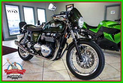 Triumph : Other 14 triumph 900 british green vintage look 2336 orginal miles cafe racer thruxton