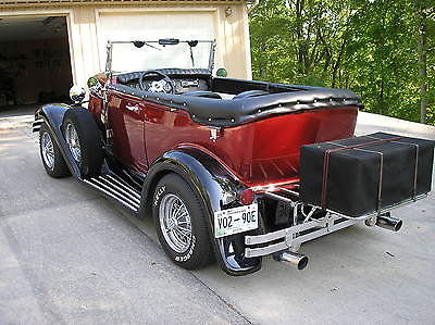 Replica/Kit Makes : roadster red hith side mounts Glassic on 74 ford running fram and gears