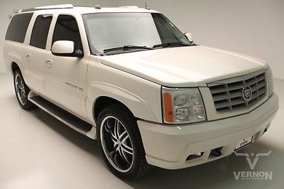 Cadillac : Escalade Base AWD 2004 sunroof leather heated rear dvd v 8 vortec used preowned 134 k miles
