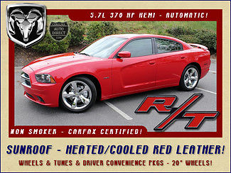 Dodge : Charger RT Plus RED HEATED/COOLED LEATHER HEMI-WHEELS/TUNES & DRIVER CONVENIENCE PKGS-SUNROOF-20