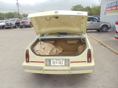 Cadillac : Eldorado Base Coupe 2-Door 1986 cadillac eldorado base coupe 2 door 4.1 l