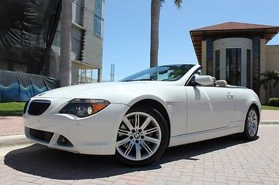 BMW : 6-Series 650i 2007 bmw 650 i convertible navigation cold weather package sat radio 44 k miles