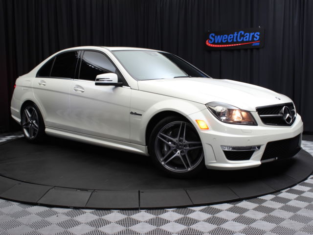 Mercedes-Benz : C-Class 4dr Sdn C63 C63 AMG! 19k miles! One-Owner! Clean CarFax! NAV! Heated Seats!