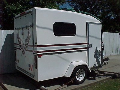 Lightweight 14' Chariot enclosed motorcycle trailer / camper
