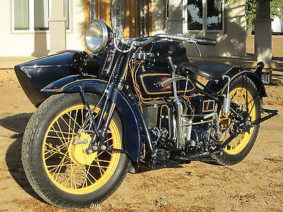 Other Makes : Henderson DeLuxe and Goulding Sidecar 1928 henderson deluxe four cylinder with goulding sidecar