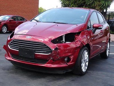 Ford : Fiesta SE Sedan  2014 ford fiesta se damaged rebuilder salvage economical only 6 k miles wont last