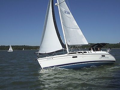 1998 HUNTER 310 Sailboat, FRESH WATER, AC, Autopilot, Newer Sails, Cradle,