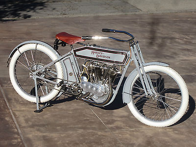 Harley-Davidson : Other 1912 harley davidson v twin silent gray fellow