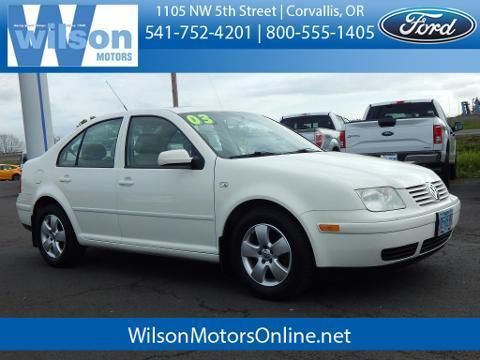 2003 VOLKSWAGEN JETTA 4 DOOR SEDAN