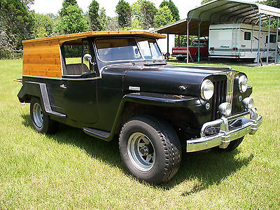 Willys custome woody 49 willys jeepster woody custom 4 wheel drive cj 5 chassis