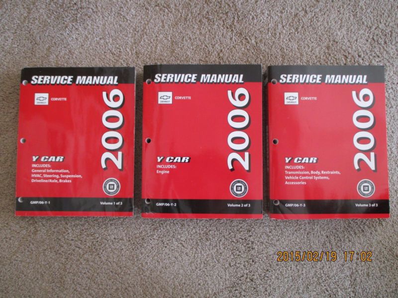 2006 CORVETTE Service Manuals
