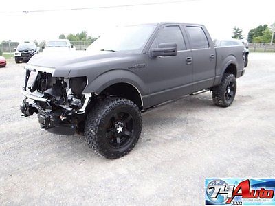 Ford : F-150 Platinum 74 auto salvage repairable platinum ecoboost 4 x 4 loaded 46 k miles wrapped