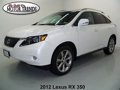 Lexus : RX HOUSTON TEXAS 2012 lexus rx 350 awd one owner nav rearcam premium pkg sunroof htd seats 26 k