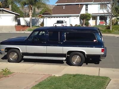 Chevrolet : Suburban Silverado Sport Utility 4-Door 1991 chevrolet r 2500 suburban silverado new big block 454 clean