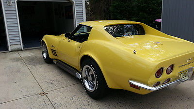 Chevrolet : Corvette Coupe 454/390HP 1970 corvette c 3 ls 5 454 390 hp born with drive line daytona yellow nice original