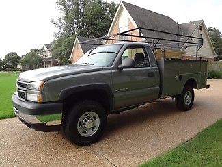 Chevrolet : Silverado 2500 Work Truck 2500 hd utility bed ladder rack 6.0 l v 8 auto a c perfect carfax new tires