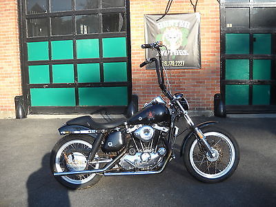 Harley-Davidson : Sportster 1974 harley davidson xlh 1000 iron head progect bike bobber matching numbers