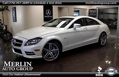 Mercedes-Benz : CLS-Class 4dr Coupe CLS550 RWD WHITE DIAMOND LOW MILES