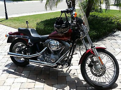 Harley-Davidson : Softail 2001 harley davidson softail standard fxst 4381 miles 1 owner clean and ready
