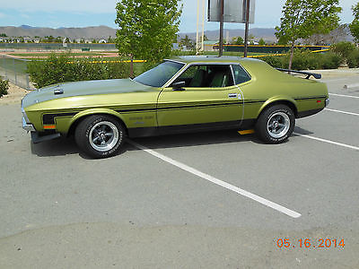 Ford : Mustang Coupe 1972 mustang coupe with boss 351 c