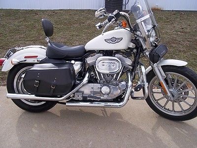 Harley-Davidson : Sportster 100 anniversary edition pearl white sreaming eagle package