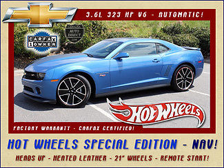 Chevrolet : Camaro LT/RS HOT WHEELS SPECIAL EDITION  - NAVIGATION 1 owner bkup cam heads up heated leather 21 wheels remote start boston acoustics