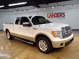 Ford : F-150 Lariat 10 5.4 l v 8 2 wd extended cab bed cover heated leather low miles clean carfax