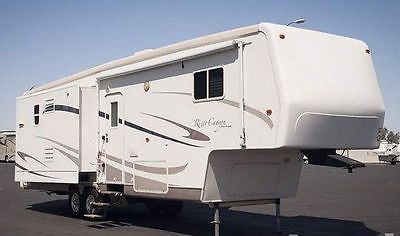 2005 Travel Supreme River Canyon  34 ft 5th wheel travel trailer  w/ 3 slides