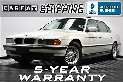 BMW : 7-Series 740iL 69 k miles loaded free shipping 5 year warranty leather sunroof sport v 8 must see