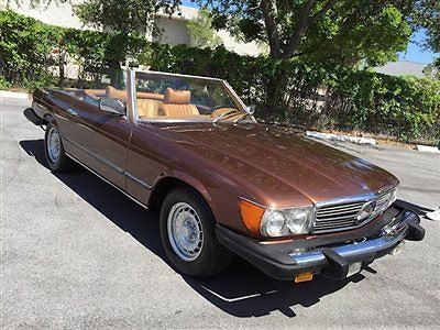 Mercedes-Benz : SL-Class 450SL MERCEDES IMMACULATE FLORIDA GARAGE KEPT 100 PICTURES ABSOLUTELY STUNNING LIKE 560SL 450SL
