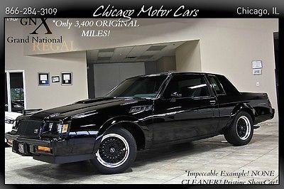 Buick : Grand National GNX 1987 buick regal grand national gnx 329 of 547 collectors quality bonestock wow
