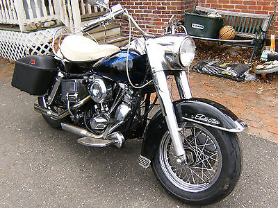 Harley-Davidson : Touring harley electra glide flh touring bagger vintage rare nr shovelhead 1200 1972 buy