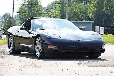 Chevrolet : Corvette Base Coupe 2-Door 1998 chevy corvette 6 spd targa 77.5 k miles b b exhaust z 06 wheels stunner